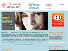 Tablet Screenshot of laboussole.ca